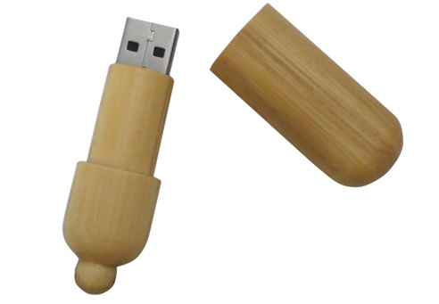 Wooden thumb drive