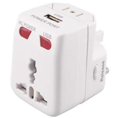 Universal Travel Adapter with USB charger