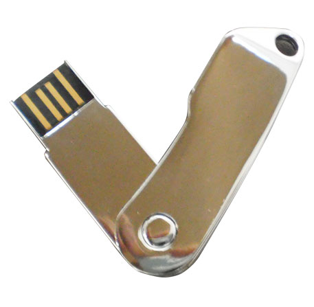 Swivel metal usb