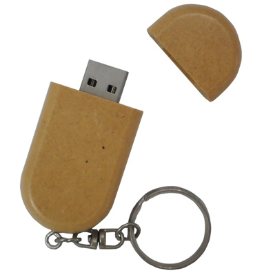 Recycle paper thumb drive
